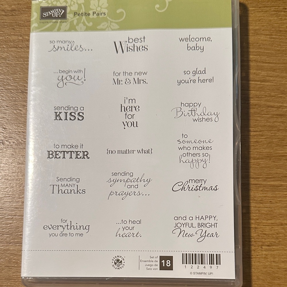 Stampin' Up! Petite Pairs Stamp Set